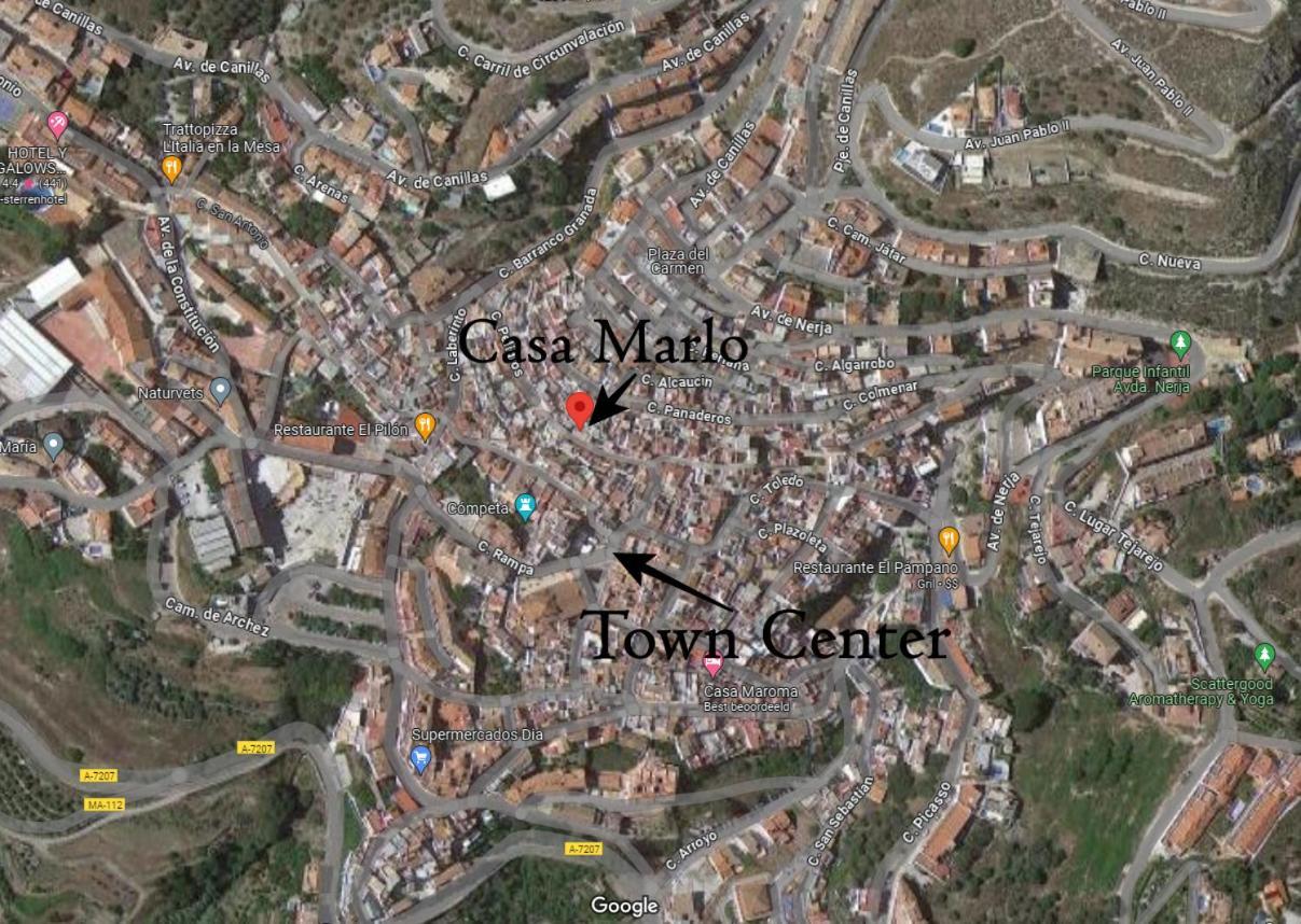 Casa Marlo, Spacious House In The Lively Centre Of Cómpeta المظهر الخارجي الصورة